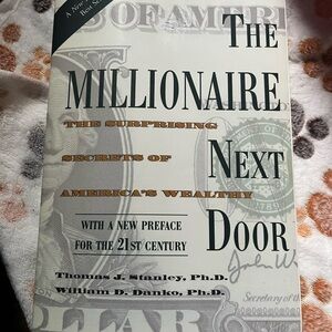 National Book Network - The Millionaire Next Door in Black, Gray, and Orange